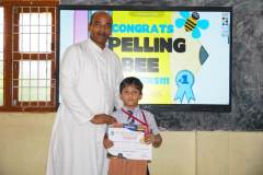 Spelling-bee-winners-celebration-in-class-1